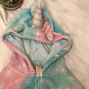 Unicorn PJ size 12 plus booties